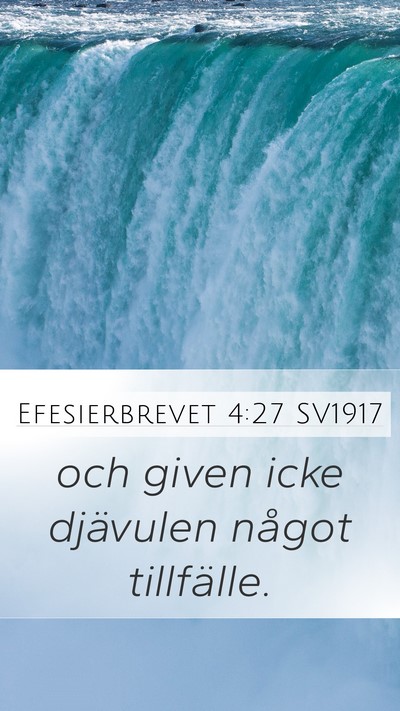 Efesierbrevet 4:27 SV1917 Bible Verse Image