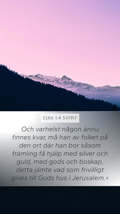 Esra 1:4 SV1917 Bible Verse Image