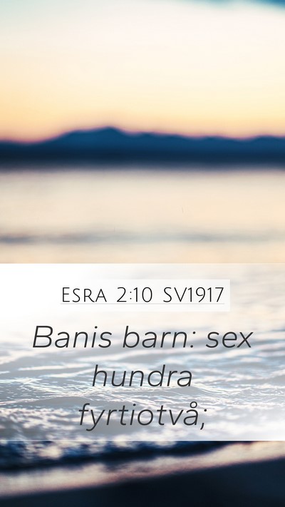 Esra 2:10 SV1917 Bible Verse Image