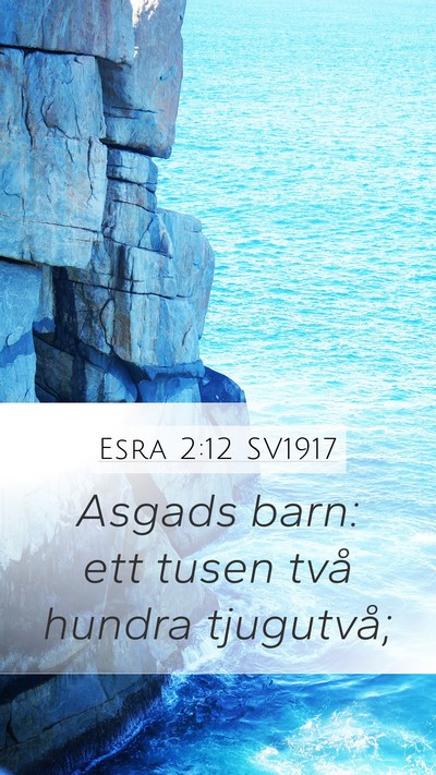 Esra 2:12 SV1917 Bible Verse Image