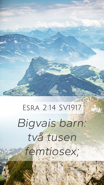 Esra 2:14 SV1917 Bible Verse Image