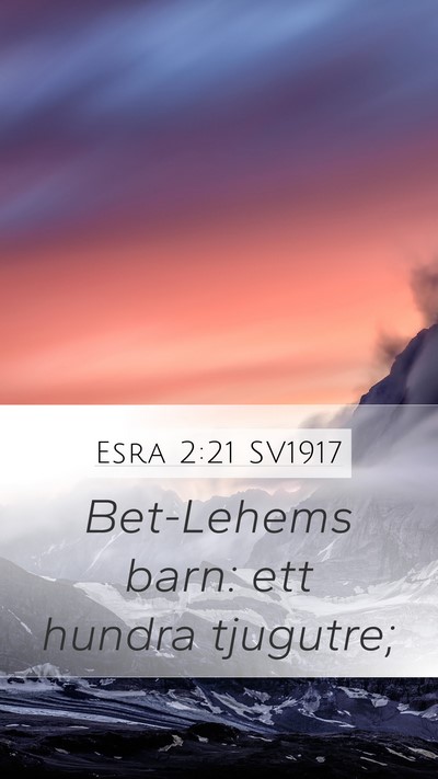 Esra 2:21 SV1917 Bible Verse Image