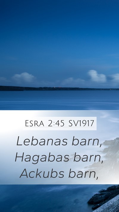 Esra 2:45 SV1917 Bible Verse Image