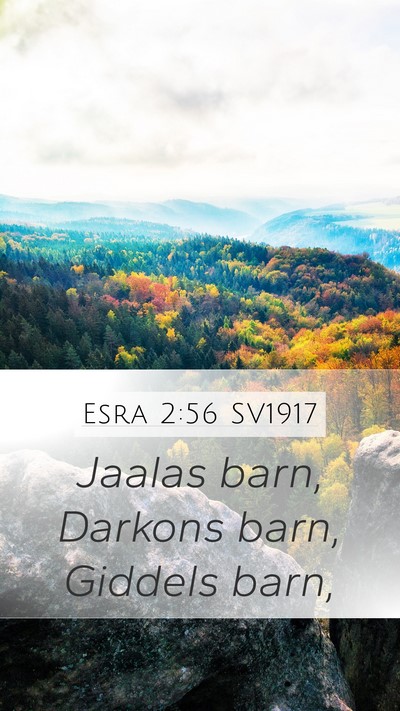 Esra 2:56 SV1917 Bible Verse Image