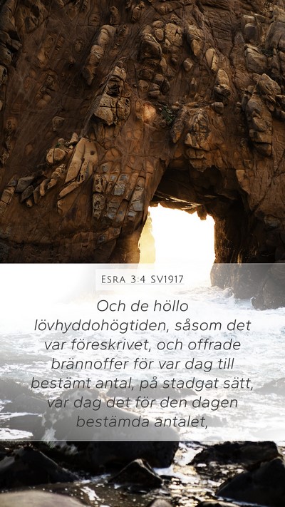 Esra 3:4 SV1917 Bible Verse Image