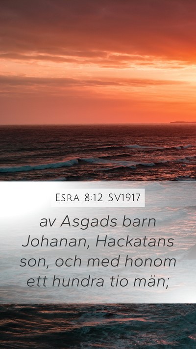 Esra 8:12 SV1917 Bible Verse Image