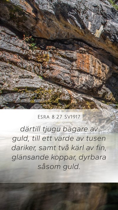 Esra 8:27 SV1917 Bible Verse Image