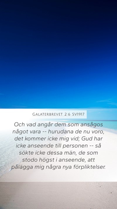 Galaterbrevet 2:6 SV1917 Bible Verse Image
