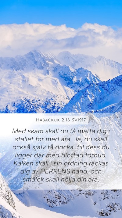 Habackuk 2:16 SV1917 Bible Verse Image