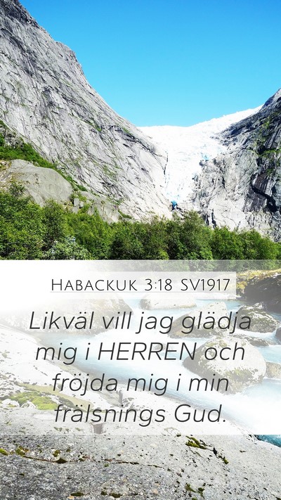 Habackuk 3:18 SV1917 Bible Verse Image