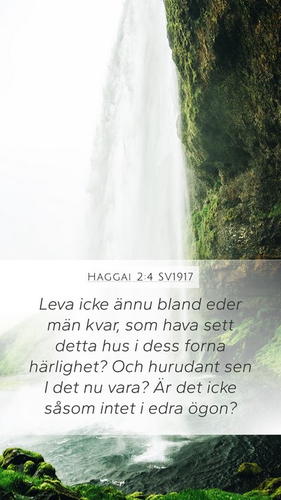 Haggai 2:4 SV1917 Bible Verse Image