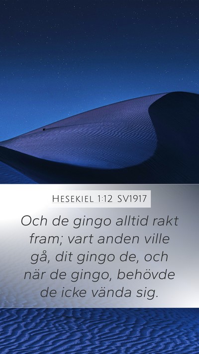 Hesekiel 1:12 SV1917 Bible Verse Image