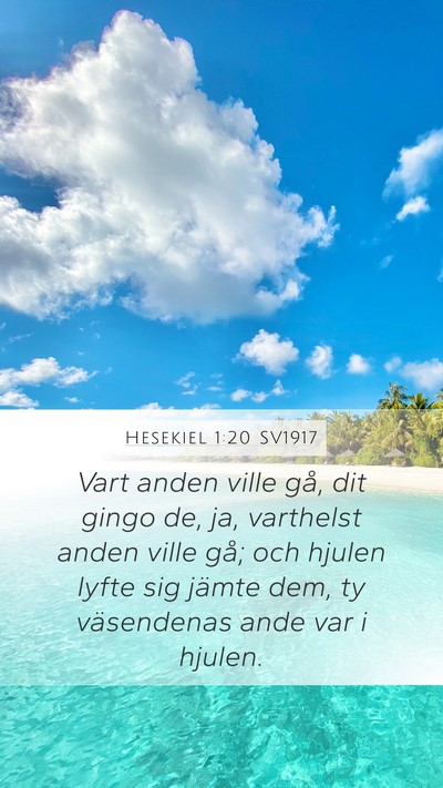 Hesekiel 1:20 SV1917 Bible Verse Image