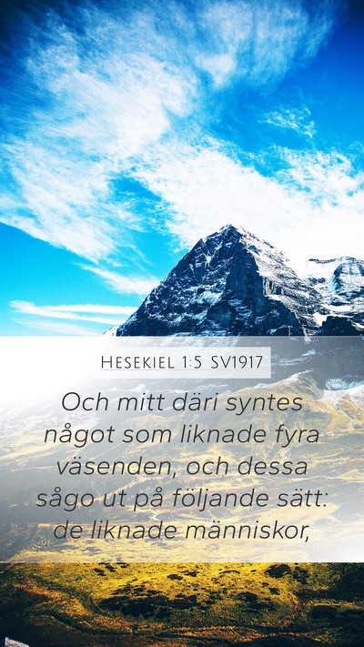 Hesekiel 1:5 SV1917 Bible Verse Image