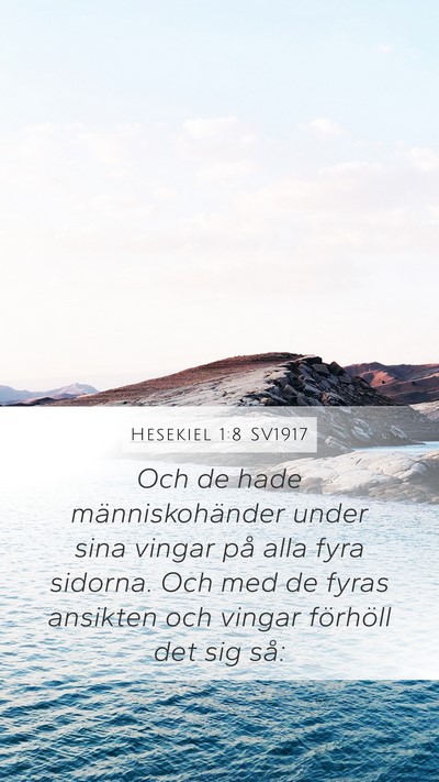 Hesekiel 1:8 SV1917 Bible Verse Image