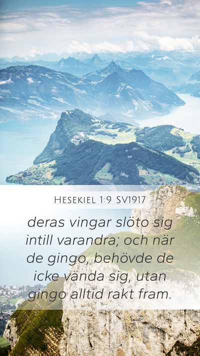 Hesekiel 1:9 SV1917 Bible Verse Image