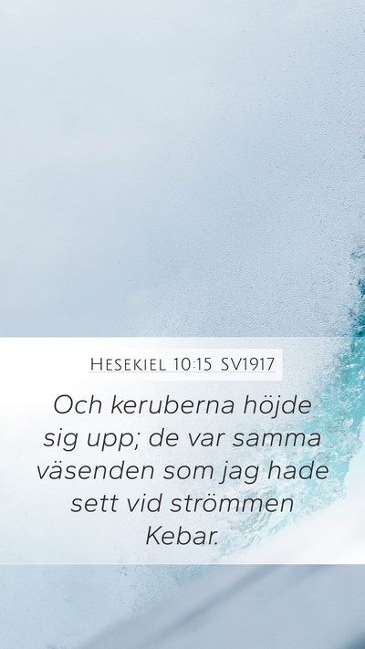 Hesekiel 10:15 SV1917 Bible Verse Image