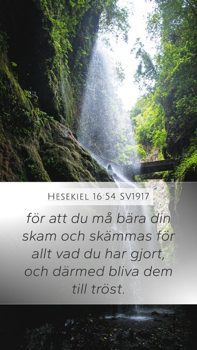 Hesekiel 16:54 SV1917 Bible Verse Image