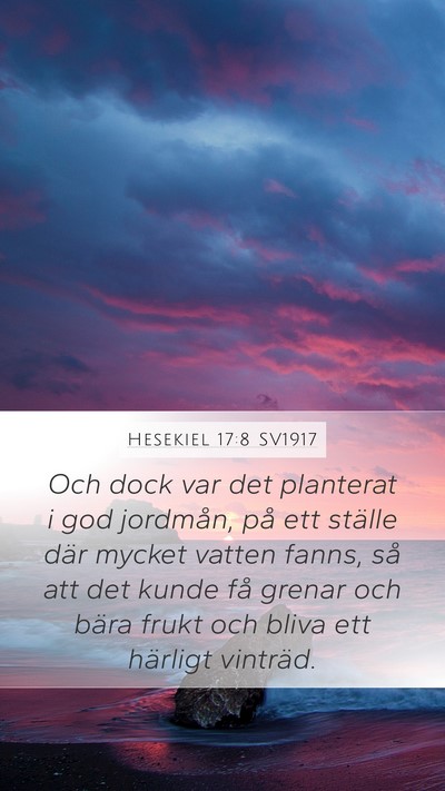 Hesekiel 17:8 SV1917 Bible Verse Image