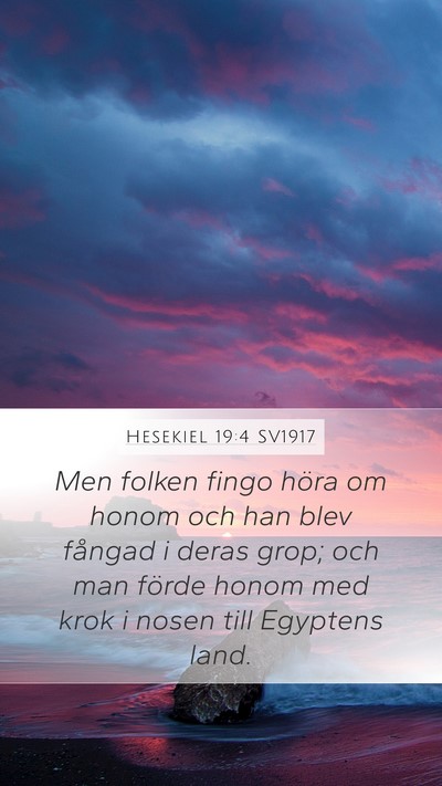 Hesekiel 19:4 SV1917 Bible Verse Image