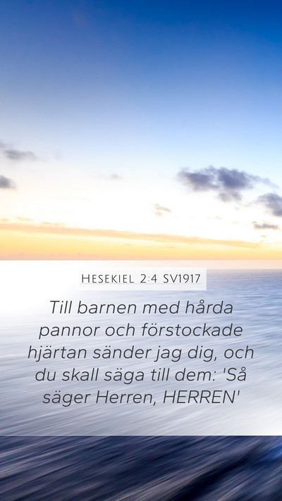 Hesekiel 2:4 SV1917 Bible Verse Image