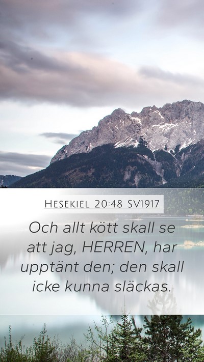 Hesekiel 20:48 SV1917 Bible Verse Image