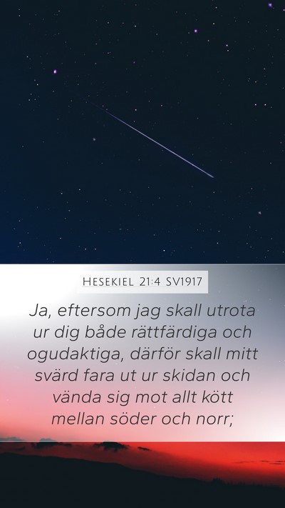 Hesekiel 21:4 SV1917 Bible Verse Image