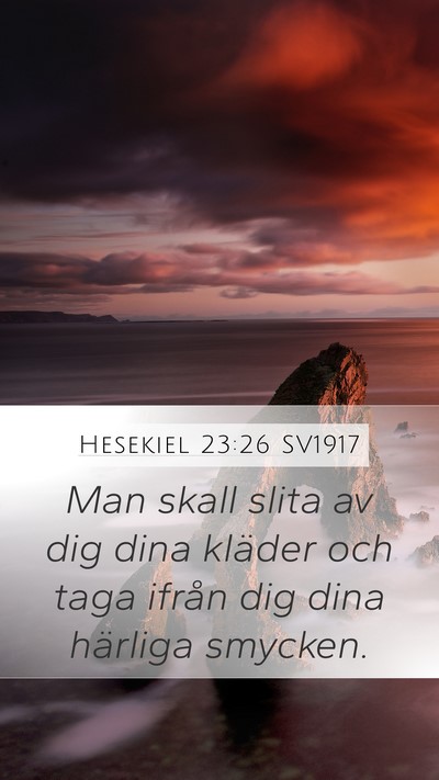 Hesekiel 23:26 SV1917 Bible Verse Image