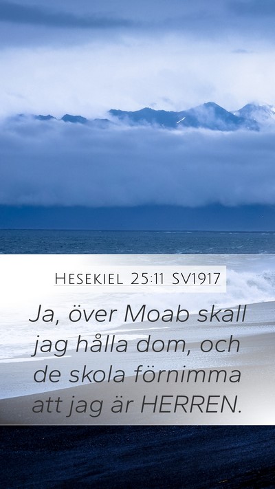 Hesekiel 25:11 SV1917 Bible Verse Image