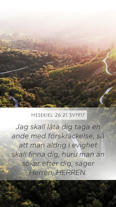 Hesekiel 26:21 SV1917 Bible Verse Image