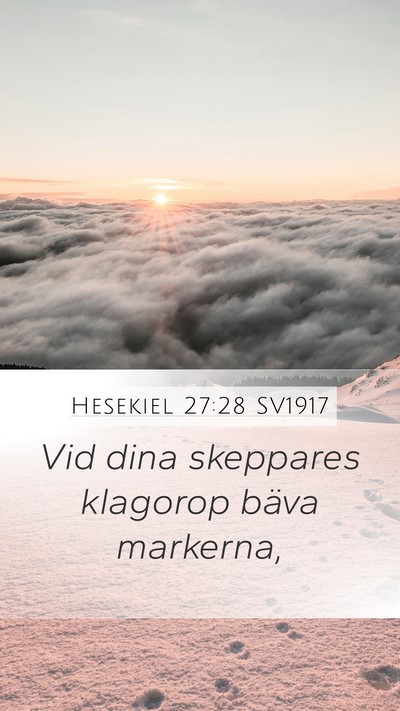 Hesekiel 27:28 SV1917 Bible Verse Image