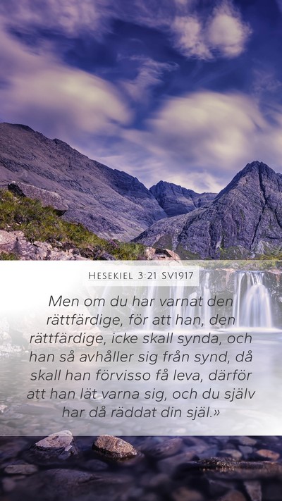 Hesekiel 3:21 SV1917 Bible Verse Image