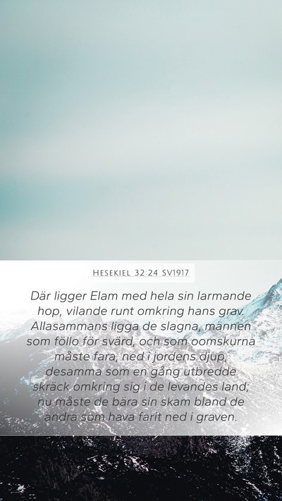 Hesekiel 32:24 SV1917 Bible Verse Image