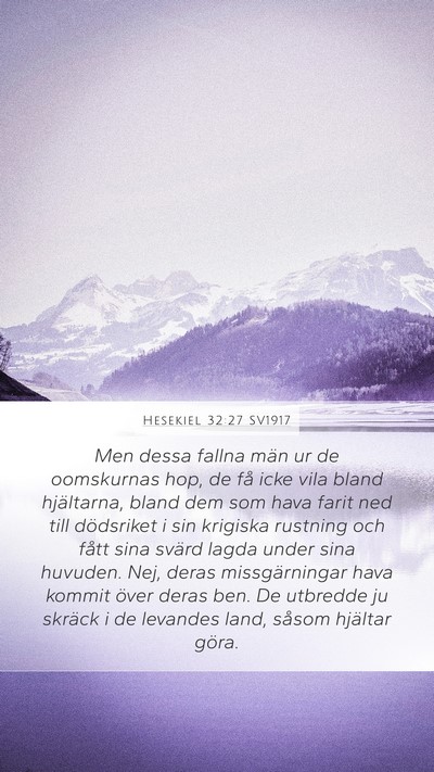 Hesekiel 32:27 SV1917 Bible Verse Image