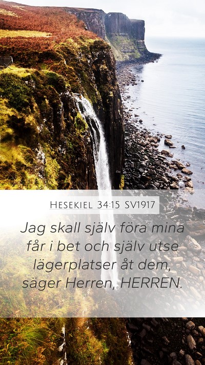 Hesekiel 34:15 SV1917 Bible Verse Image