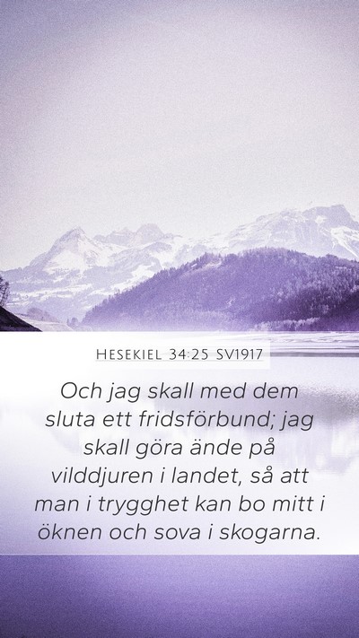 Hesekiel 34:25 SV1917 Bible Verse Image