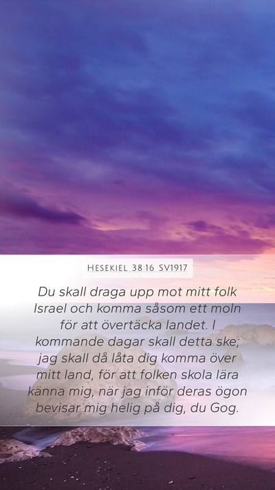 Hesekiel 38:16 SV1917 Bible Verse Image