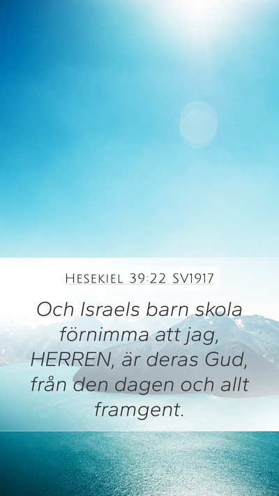 Hesekiel 39:22 SV1917 Bible Verse Image