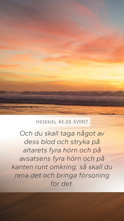 Hesekiel 43:20 SV1917 Bible Verse Image