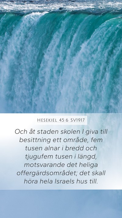 Hesekiel 45:6 SV1917 Bible Verse Image