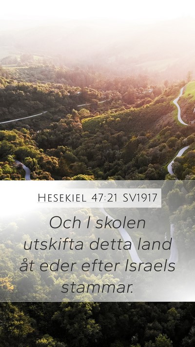 Hesekiel 47:21 SV1917 Bible Verse Image