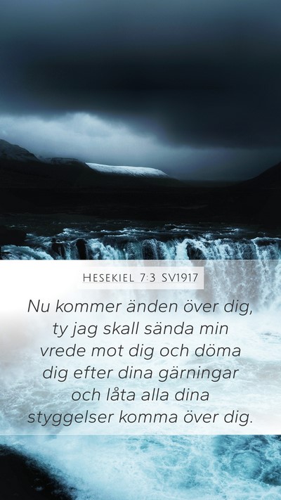 Hesekiel 7:3 SV1917 Bible Verse Image