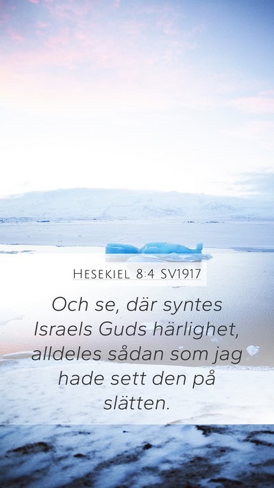 Hesekiel 8:4 SV1917 Bible Verse Image