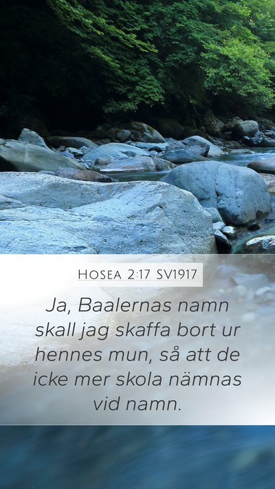 Hosea 2:17 SV1917 Bible Verse Image