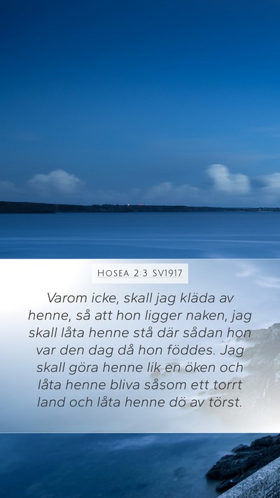 Hosea 2:3 SV1917 Bible Verse Image