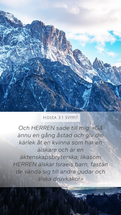 Hosea 3:1 SV1917 Bible Verse Image