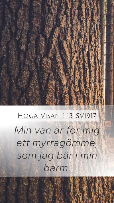 Höga Visan 1:13 SV1917 Bible Verse Image