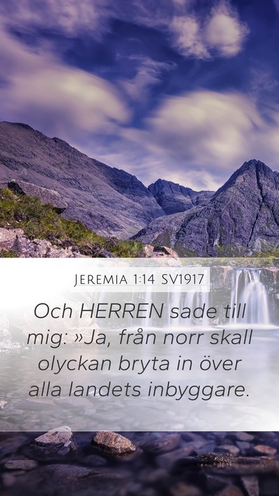 Jeremia 1:14 SV1917 Bible Verse Image