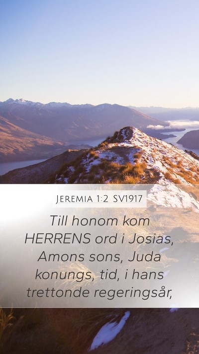 Jeremia 1:2 SV1917 Bible Verse Image