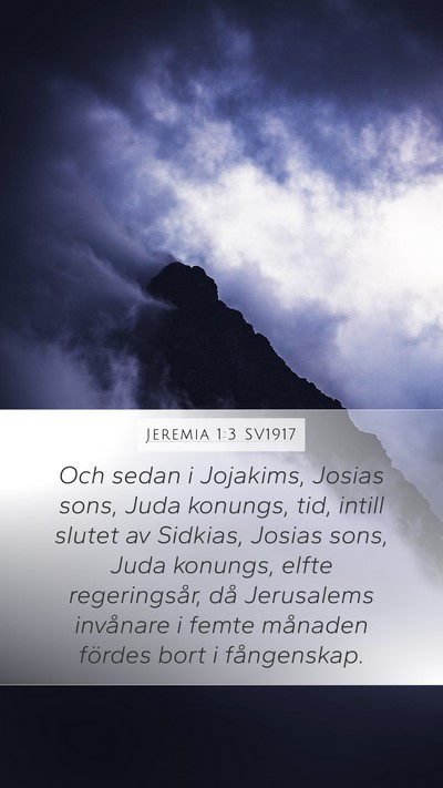 Jeremia 1:3 SV1917 Bible Verse Image